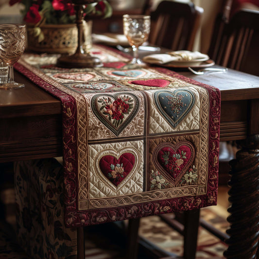 Love Royale Quilted Table Runner GFTOQA1357