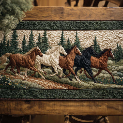 Forest Spirit Quilted Table Runner GFTOQA1366