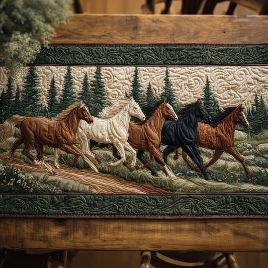 Forest Spirit Quilted Table Runner GFTOQA1366