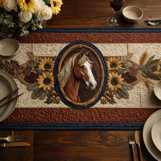 Prairie Horse Quilted Table Runner GFTOQA1369