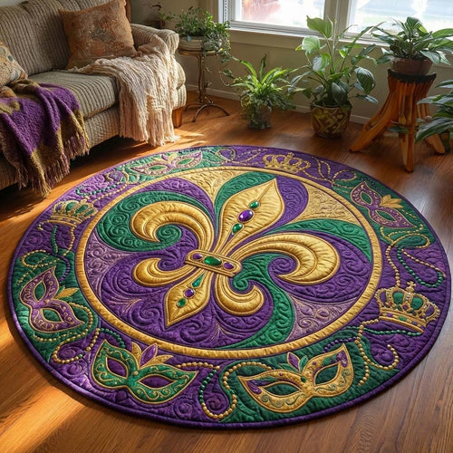 Mardi Gras Quilted Round Mat GFTOQA1389