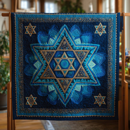 Star of David Quilted Blanket GFTOQA1417