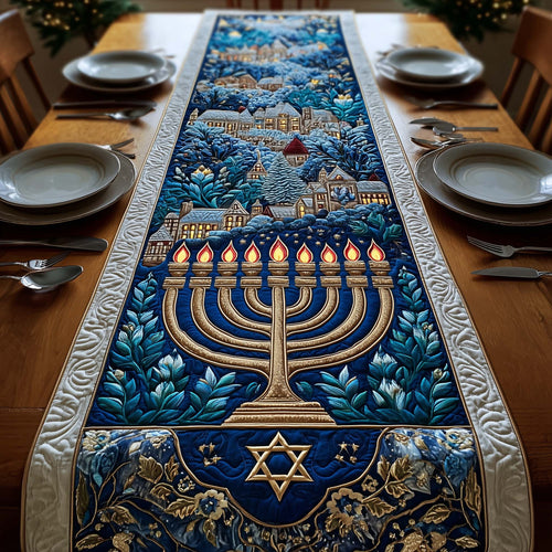 Hanukkah Quilted Table Runner GFTOQA1421