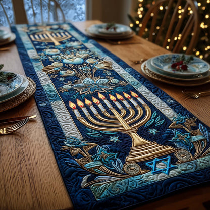 Hanukkah Quilted Table Runner GFTOQA1422