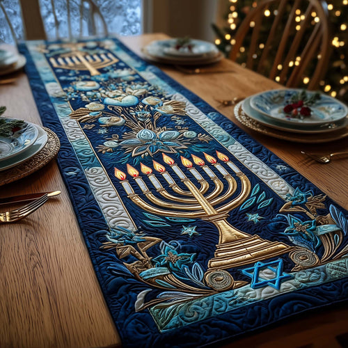 Hanukkah Quilted Table Runner GFTOQA1422
