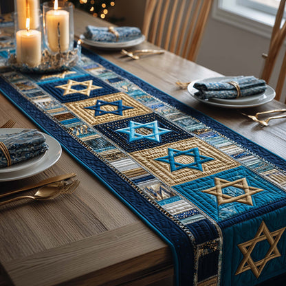 Hanukkah Quilted Table Runner GFTOQA1425