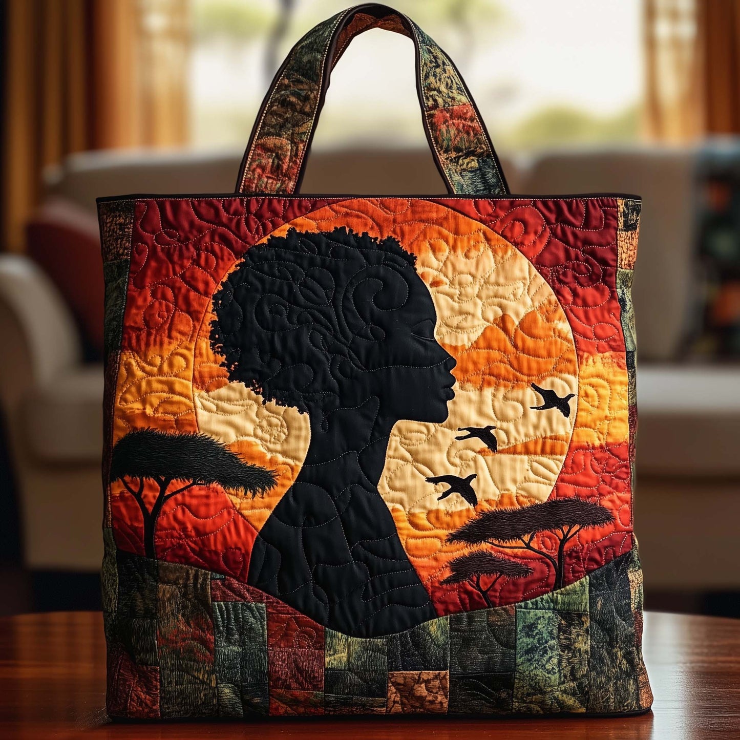 Africa Soul Quilted Tote Bag GFTOQA1474