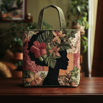 Floral Queen Quilted Tote Bag GFTOQA1476
