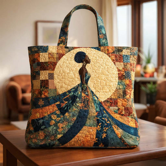 Golden Queen Quilted Tote Bag GFTOQA1480