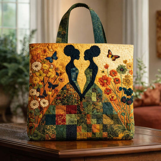 Sisterhood Bloom Quilted Tote Bag GFTOQA1481