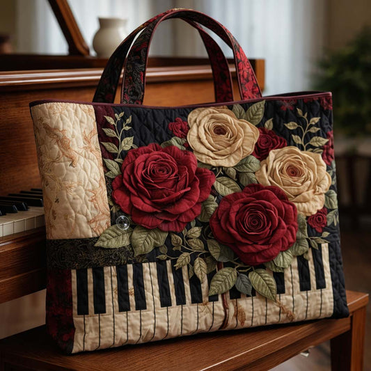 Rose Sonata Quilted Tote Bag GFTOQA1494