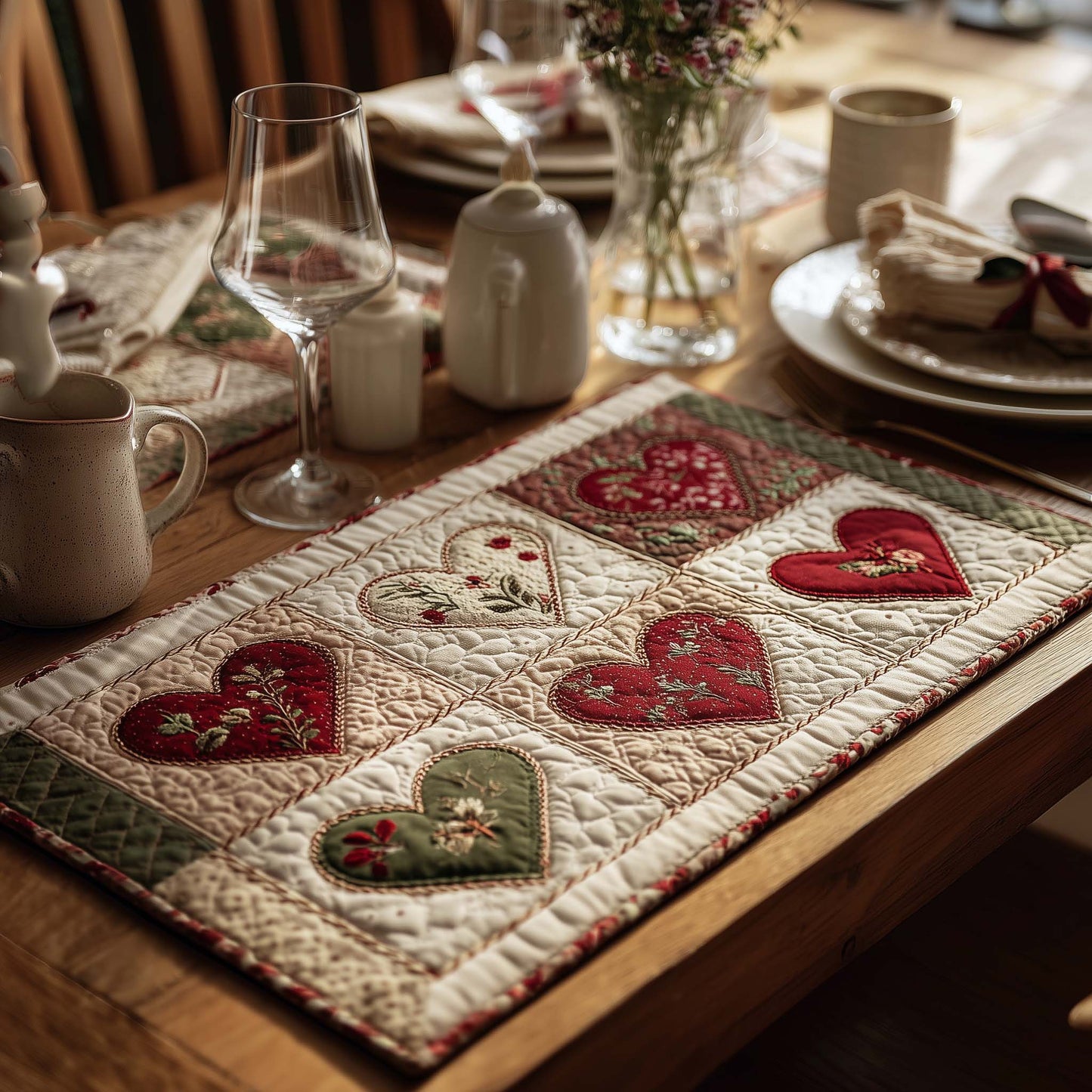 Floral Love Quilted Placemat GFTOQA1527