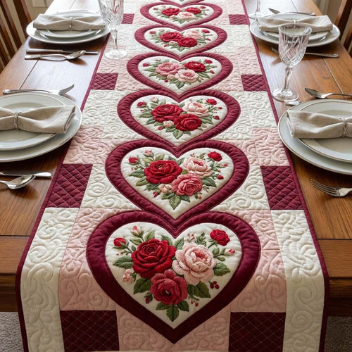 Love Bloom Quilted Table Runner GFTOQA1560