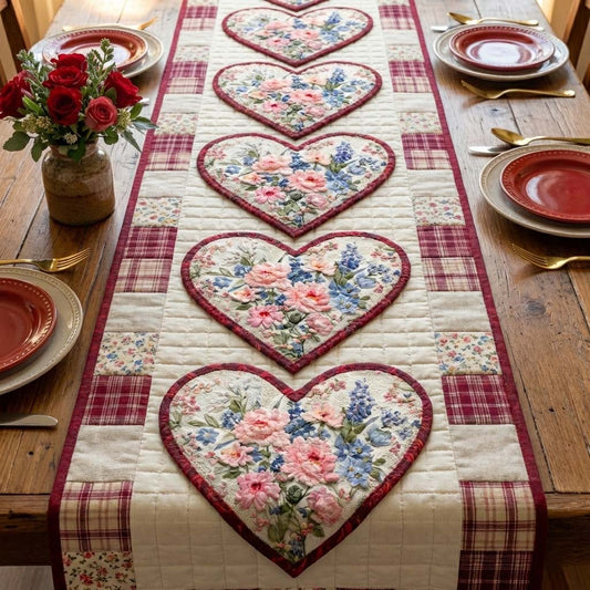 Love Bloom Quilted Table Runner GFTOQA1567