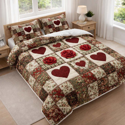 Rose Serenity Duvet Cover Set GFTOQA1576