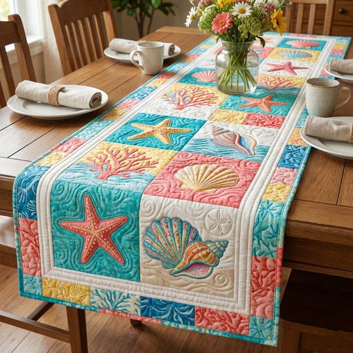 Seaside Patch Quilted Table Runner GFTOQA1626