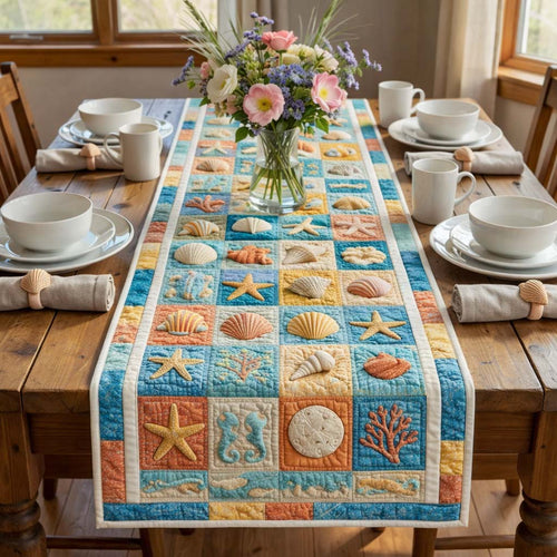 Seaside Patch Quilted Table Runner GFTOQA1627