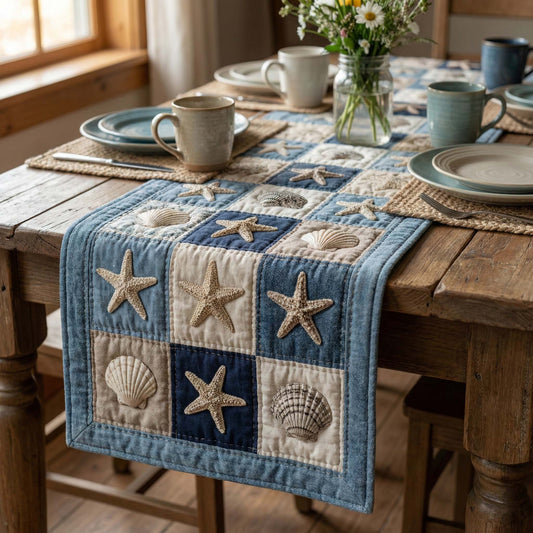 Seaside Patch Quilted Table Runner GFTOQA1629