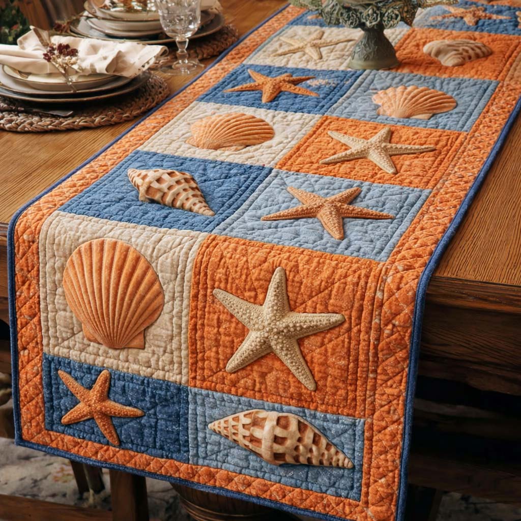 Seaside Patch Quilted Table Runner GFTOQA1630
