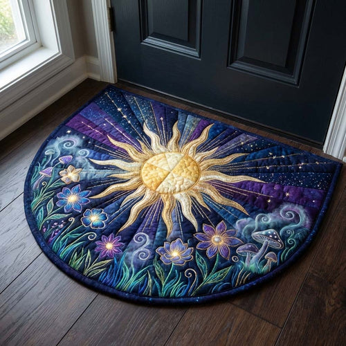 Welcoming Sun Quilted Welcome Mat GFTOQA1733