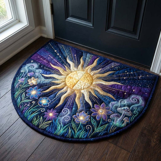 Welcoming Sun Quilted Welcome Mat GFTOQA1733