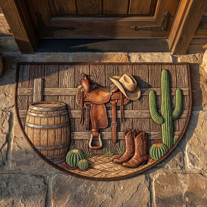Western Spirit Quilted Welcome Mat GFTOQA1757