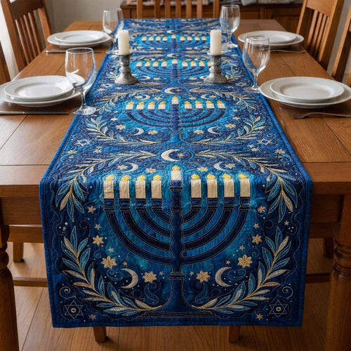 Hanukkah Quilted Table Runner GFTOQA1814