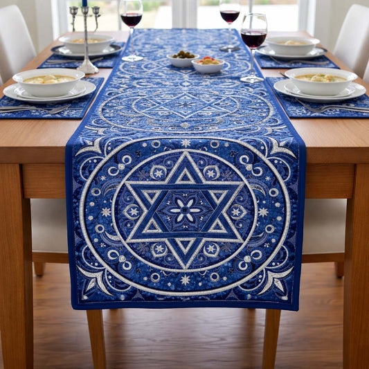 Hanukkah Quilted Table Runner GFTOQA1815