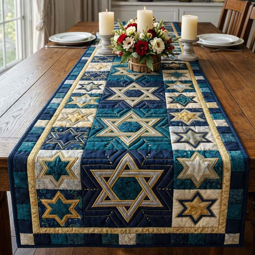 Hanukkah Quilted Table Runner GFTOQA1818