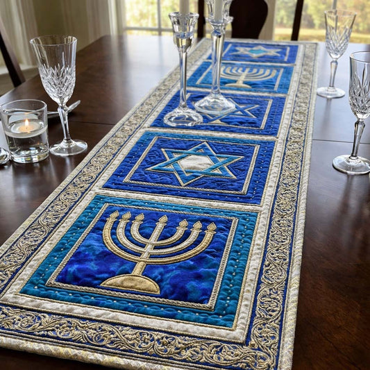 Hanukkah Quilted Table Runner GFTOQA1820