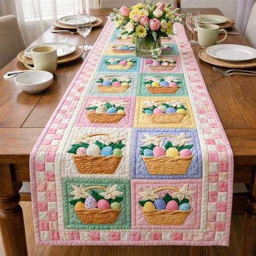 Happy Easter Quilted Table Runner GFTOQA1822
