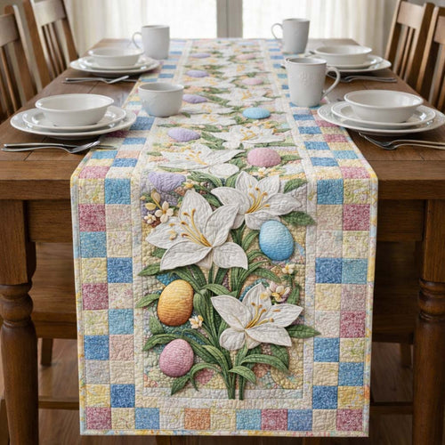 Happy Easter Quilted Table Runner GFTOQA1824