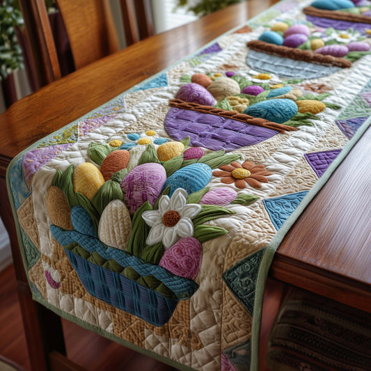 Happy Easter Quilted Table Runner GFTOQA1825