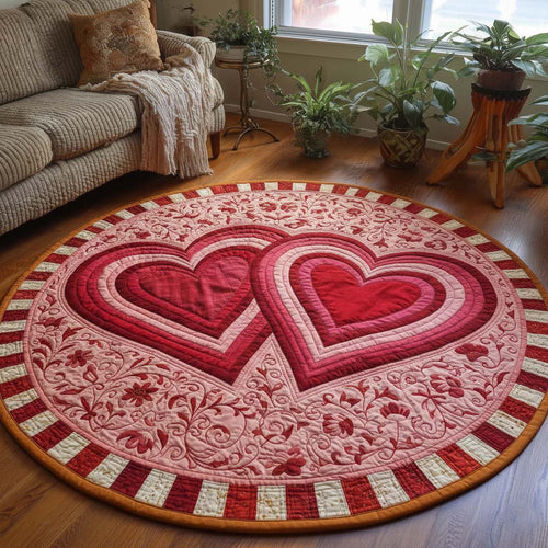 Sweet Valentine Quilted Round Mat GFTOQA1846