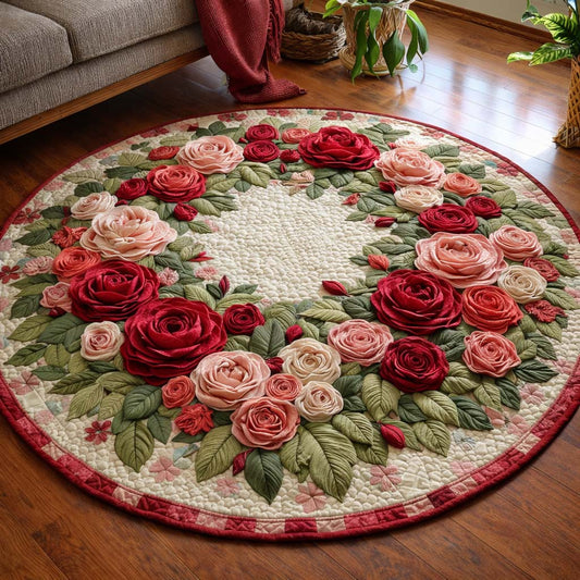 Sweet Valentine Quilted Round Mat GFTOQA1847