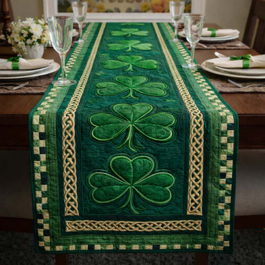 Emerald Fortune Quilted Table Runner GFTOQA1857