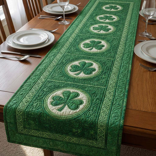 Emerald Fortune Quilted Table Runner GFTOQA1859