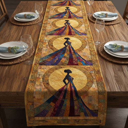 Golden Grace Quilted Table Runner GFTOQA1864