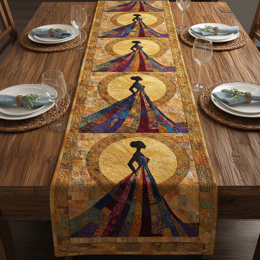 Golden Grace Quilted Table Runner GFTOQA1864