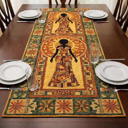 Solar Empress Quilted Table Runner GFTOQA1868