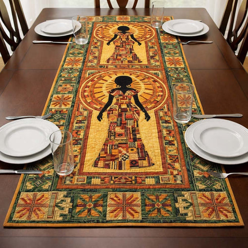 Solar Empress Quilted Table Runner GFTOQA1868