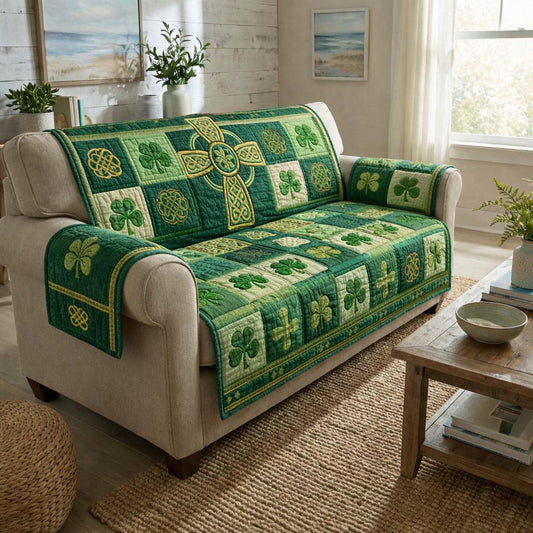 Lucky Charm Quilted Sofa Cover GFTOQA1951