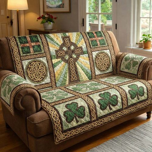 Irish Heritage Quilted Sofa Cover GFTOQA1956