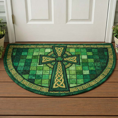 Emerald Charm Quilted Welcome Mat GFTOQA1968