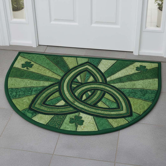 Emerald Charm Quilted Welcome Mat GFTOQA1970