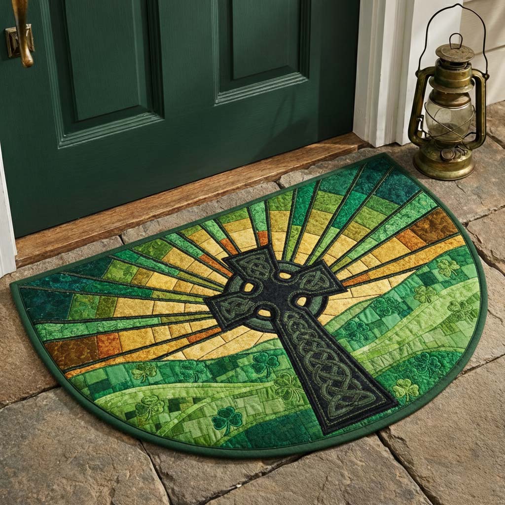 Irish Heritage Quilted Welcome Mat GFTOQA1973