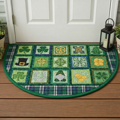 Irish Heritage Quilted Welcome Mat GFTOQA1974