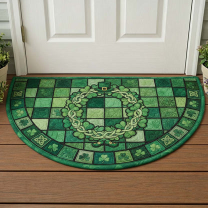 Emerald Fortune Quilted Welcome Mat GFTOQA1976