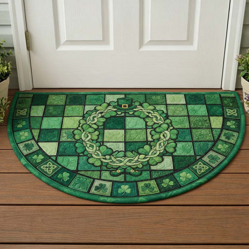 Emerald Fortune Quilted Welcome Mat GFTOQA1976