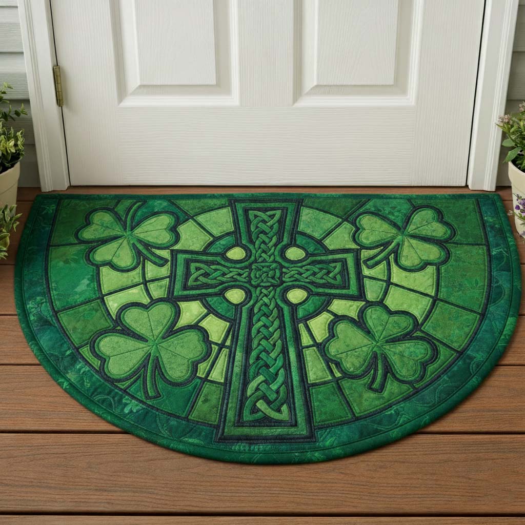 Emerald Fortune Quilted Welcome Mat GFTOQA1977